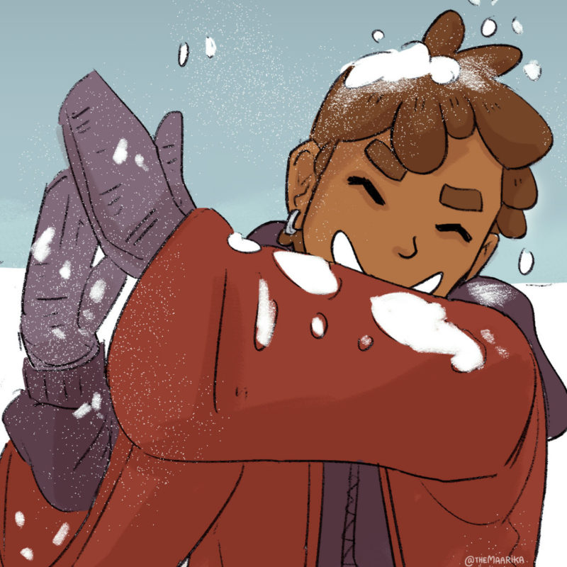 Rainy closeup