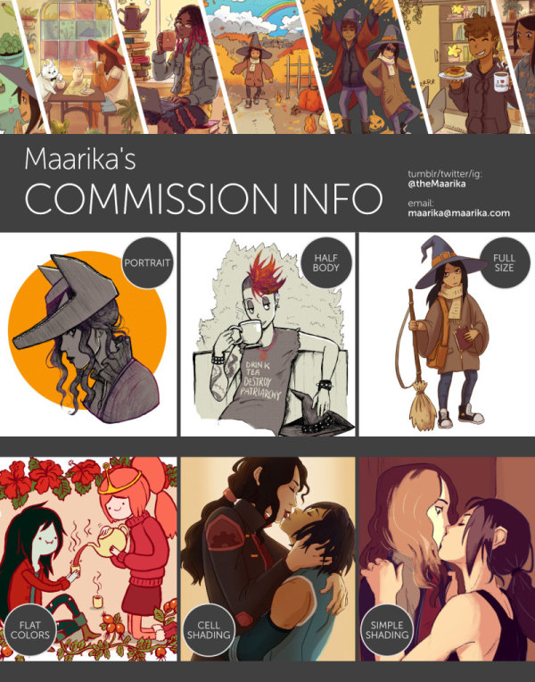 commission sheet
