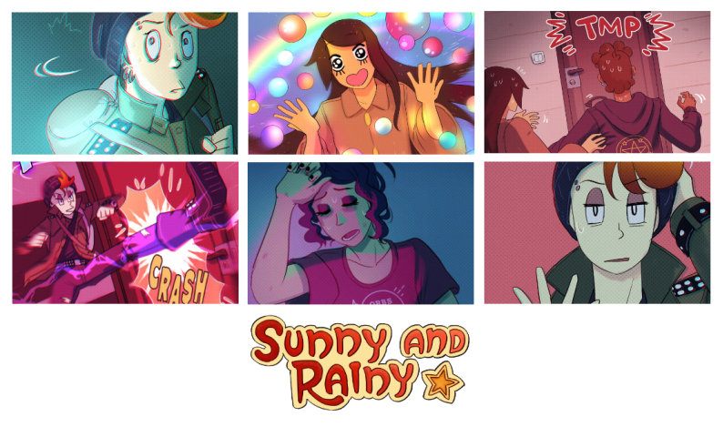 Sunny Rainy July episode thumbnails